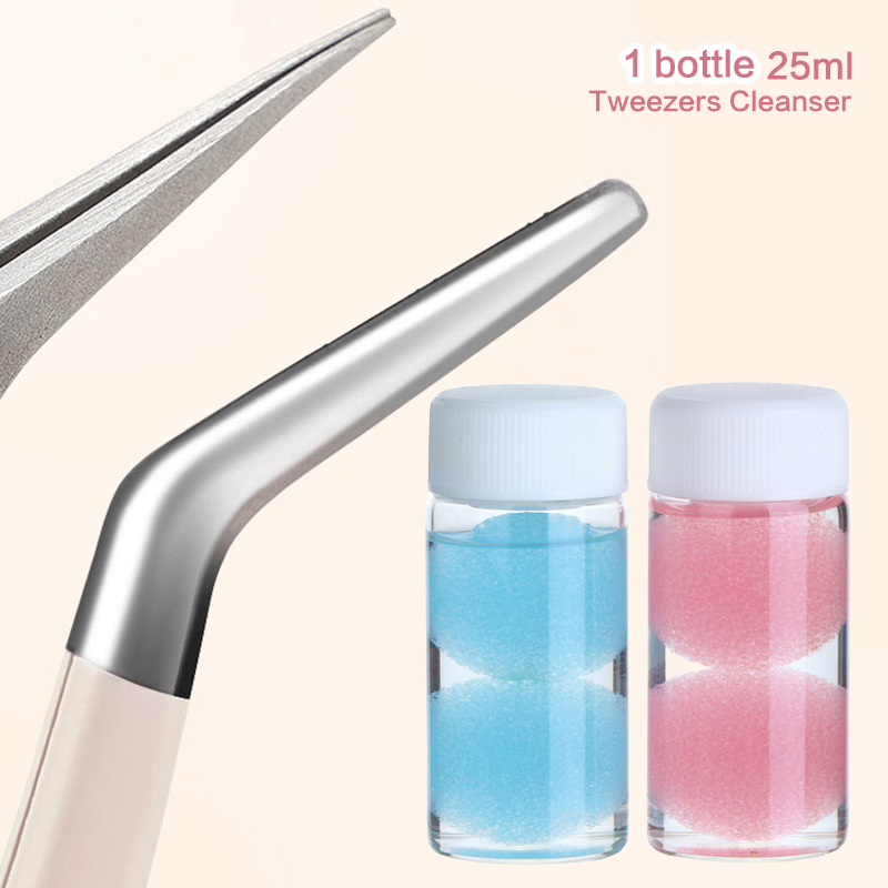 Eyelash Extension Glue - الرموش الملقط الأنظف لاش الغراء تمديد