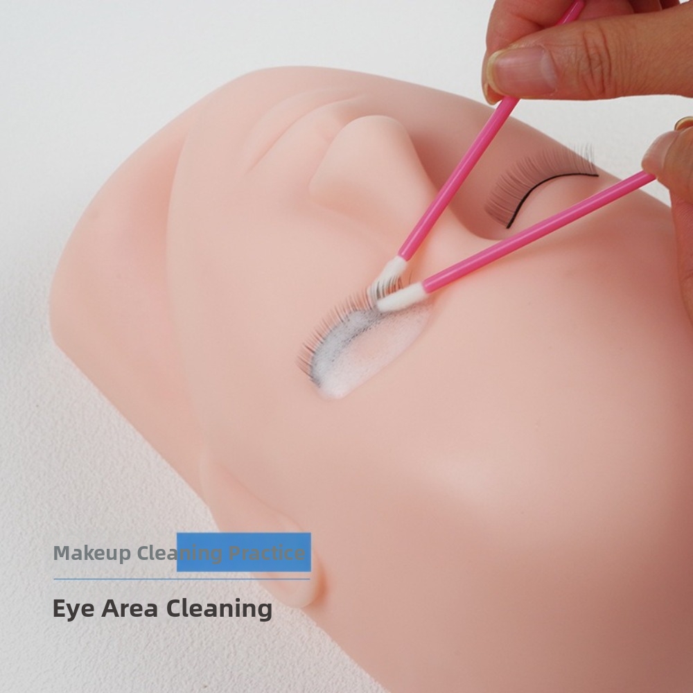Eyelash Extension For Men - نموذج تدريب واقعي لتمديد الرموش من