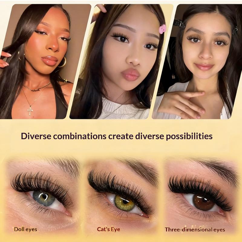 Eyelash Extension Usa - طقم جديد لتمديد الرموش بدون غراء،