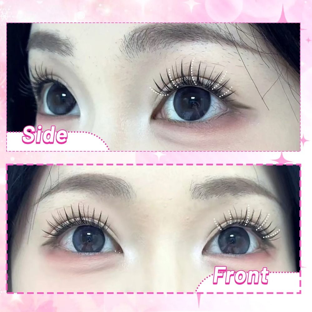 Eyelash Extension No 8 - 24 صف من الرموش الصناعية بطول