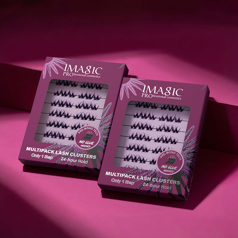 Eyelash Extension No 8 - IMAGIC Multipack مجموعات الرموش ملحقات طبيعية