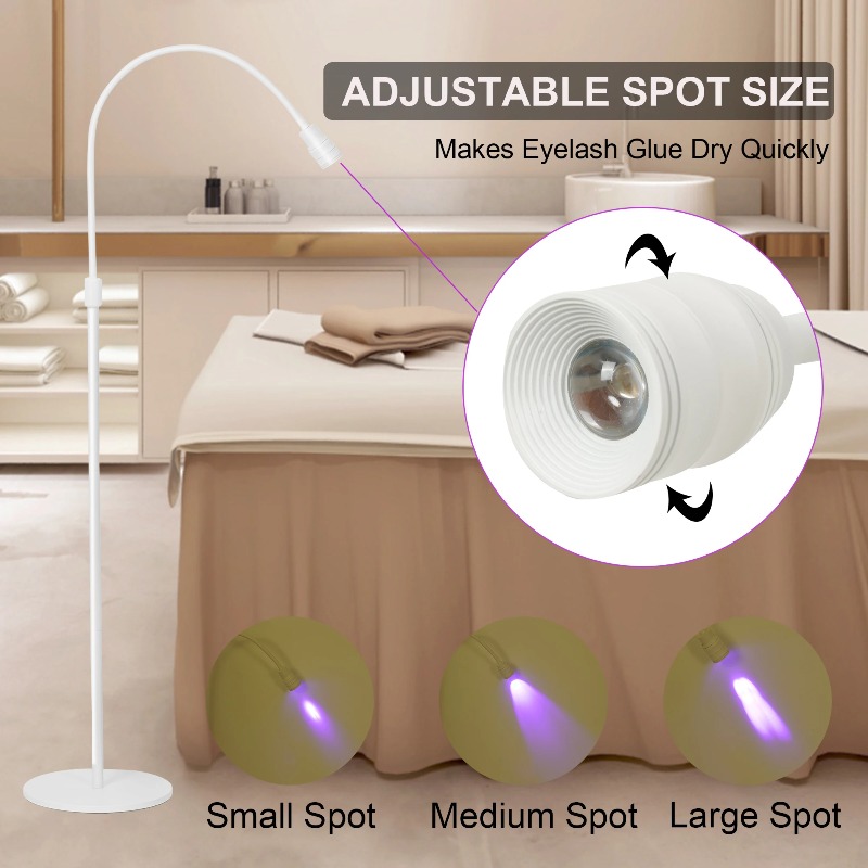 Eyelash Extension Glue - مصباح أشعة فوق البنفسجية للأظافر والرموش،