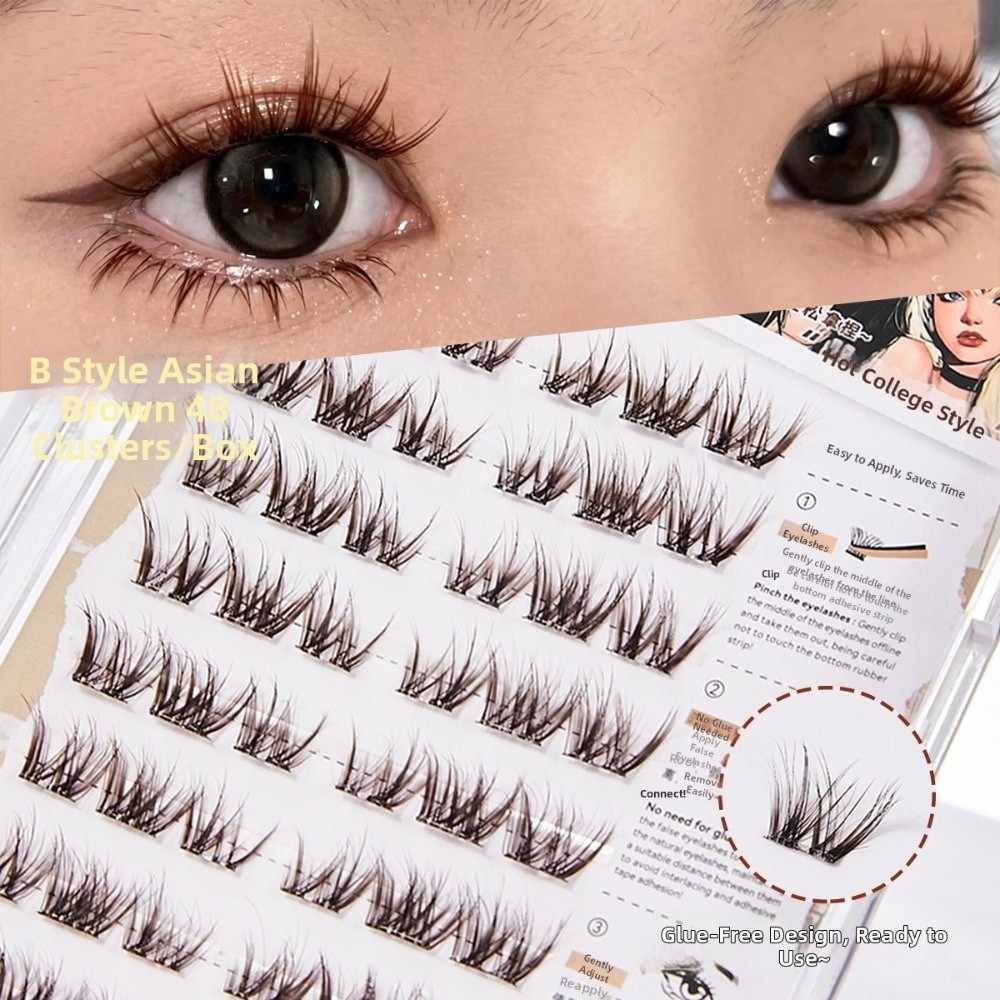 Eyelash Extension No 8 - رموش صناعية سميكة ذاتية اللصق 13