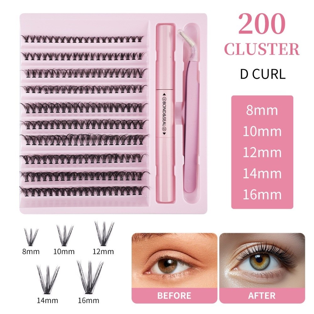 Eyelash Extension Wispy Look - رموش صناعية عالية الجودة بتصميم طبيعي