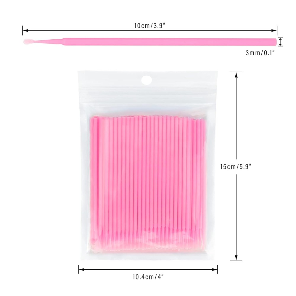 Eyelash Extension Glue - ٥٠٠ قطعة من أعواد القطن الصغيرة