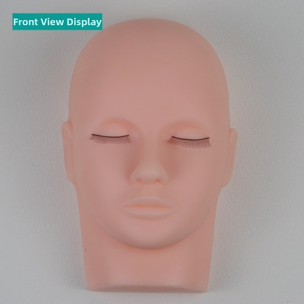 Eyelash Extension For Men - رأس تدريب محاكاة للرجال من السيليكون