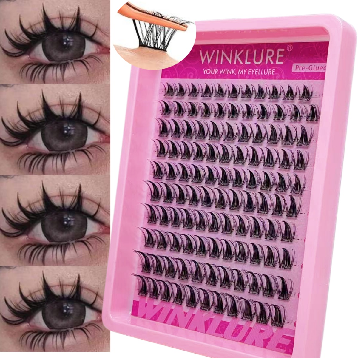 Eyelash Extension Uv Glue - رموش صناعية ذاتية اللصق من WINKLURE،
