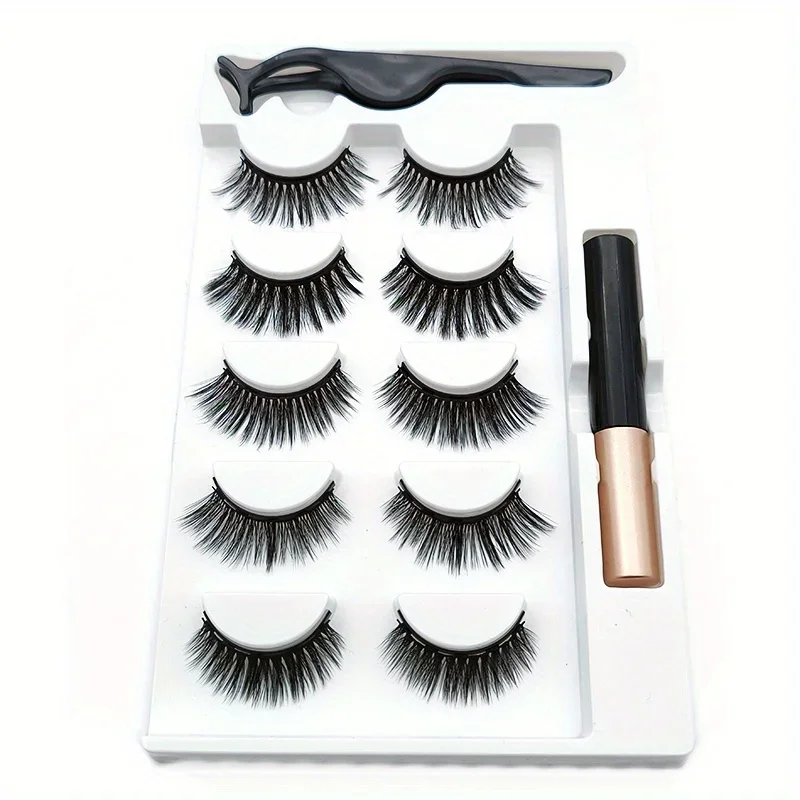 5 أزواج من الرموش Magnete مجمو - مراجعة Eyelash Extension Uv Glue وسعره
