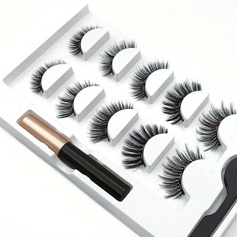 5 أزواج من الرموش Magnete مجمو - مراجعة Eyelash Extension Uv Glue وسعره