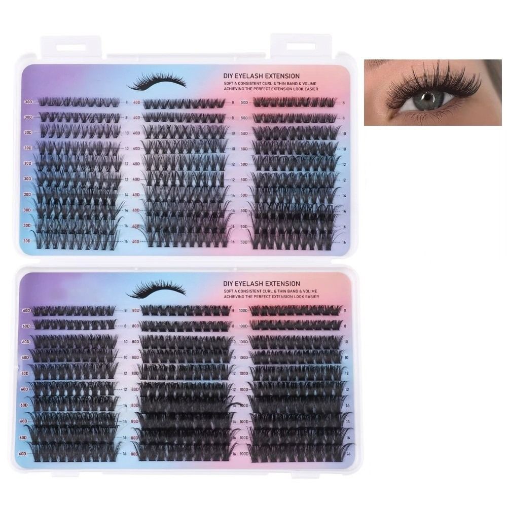 رموش صناعية جديدة بتصميم طبيعي - مراجعة Eyelash Extension Wispy Look وسعره