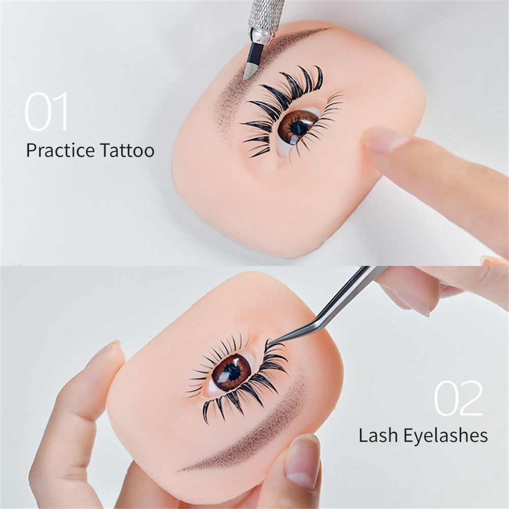 رأس تدريب مسطح لتمديد الرموش م - مراجعة Eyelash Extension Doll Eye وسعره
