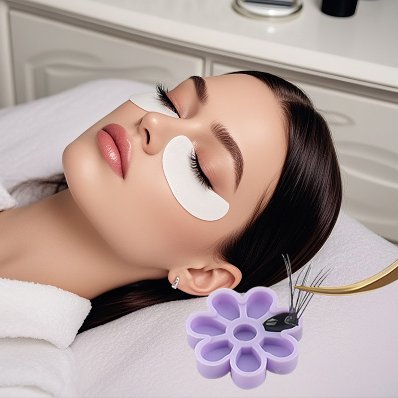 100 قطعة رمش تمديد حامل الغراء - مراجعة Eyelash Extension Usa وسعره