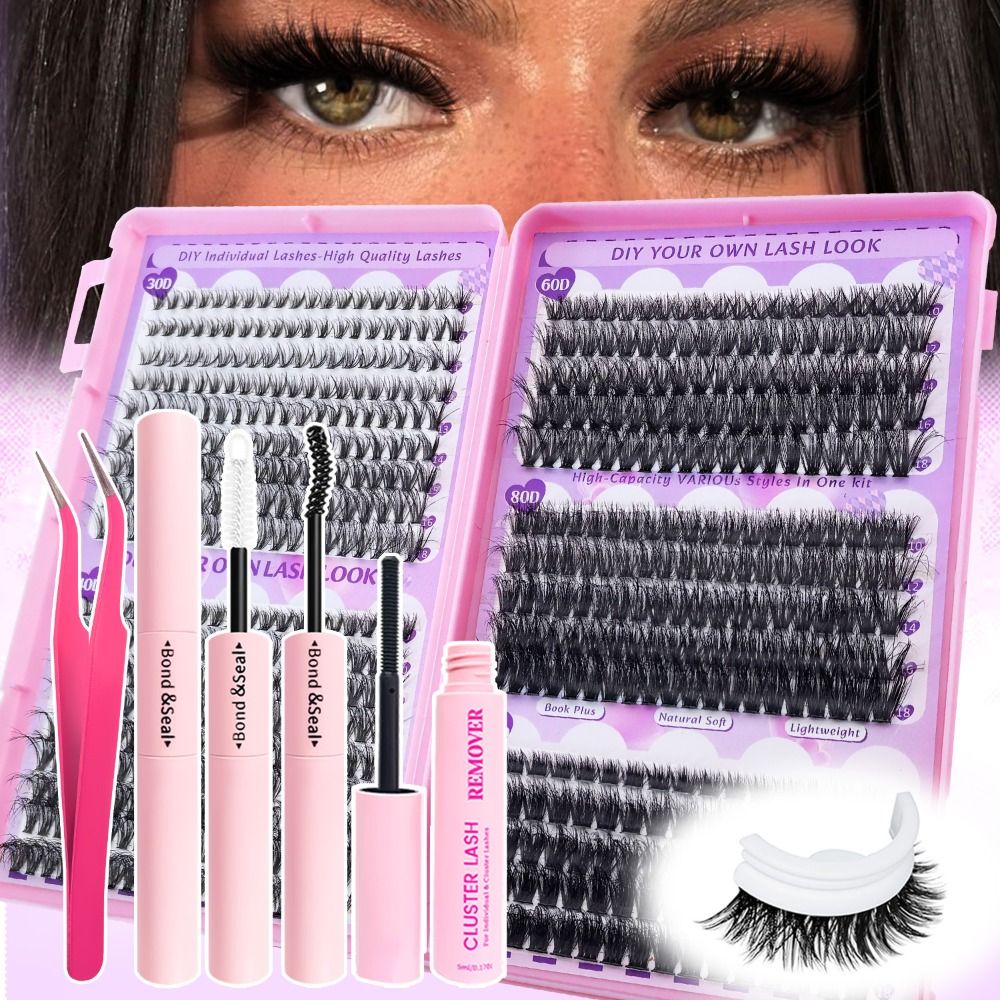 رموش صناعية بطول 9-18 مم، تصمي - مراجعة Eyelash Extension Wispy Look وسعره