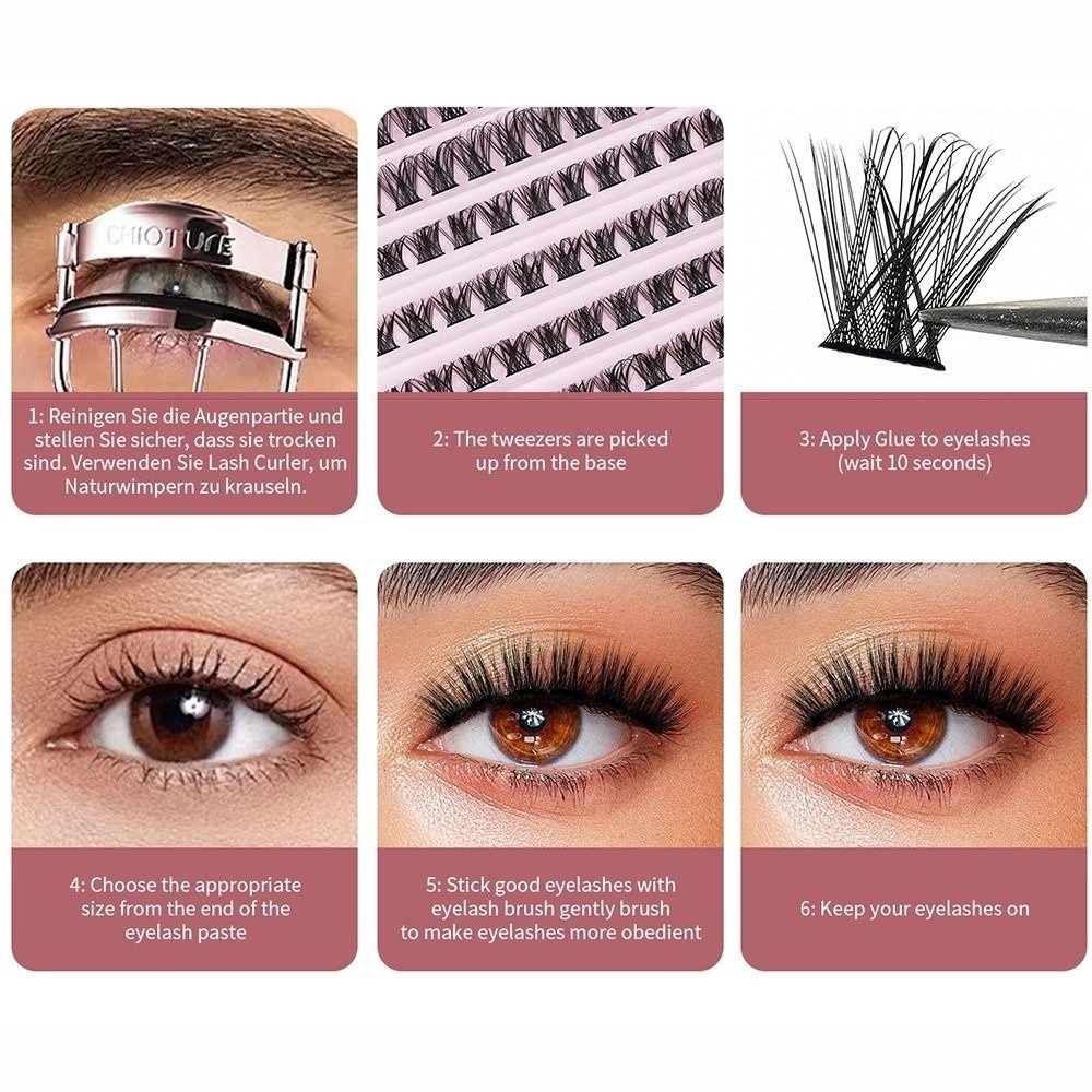 رموش صناعية عالية الجودة بتصمي - مراجعة Eyelash Extension Wispy Look وسعره