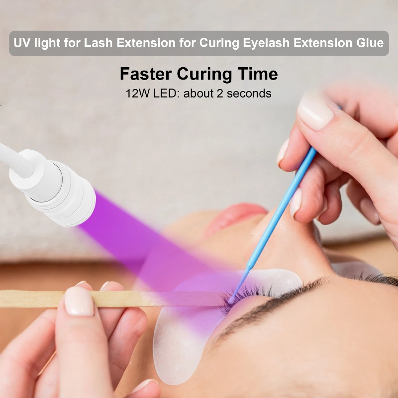 مصباح أشعة فوق البنفسجية للأظا - مراجعة Eyelash Extension Glue وسعره