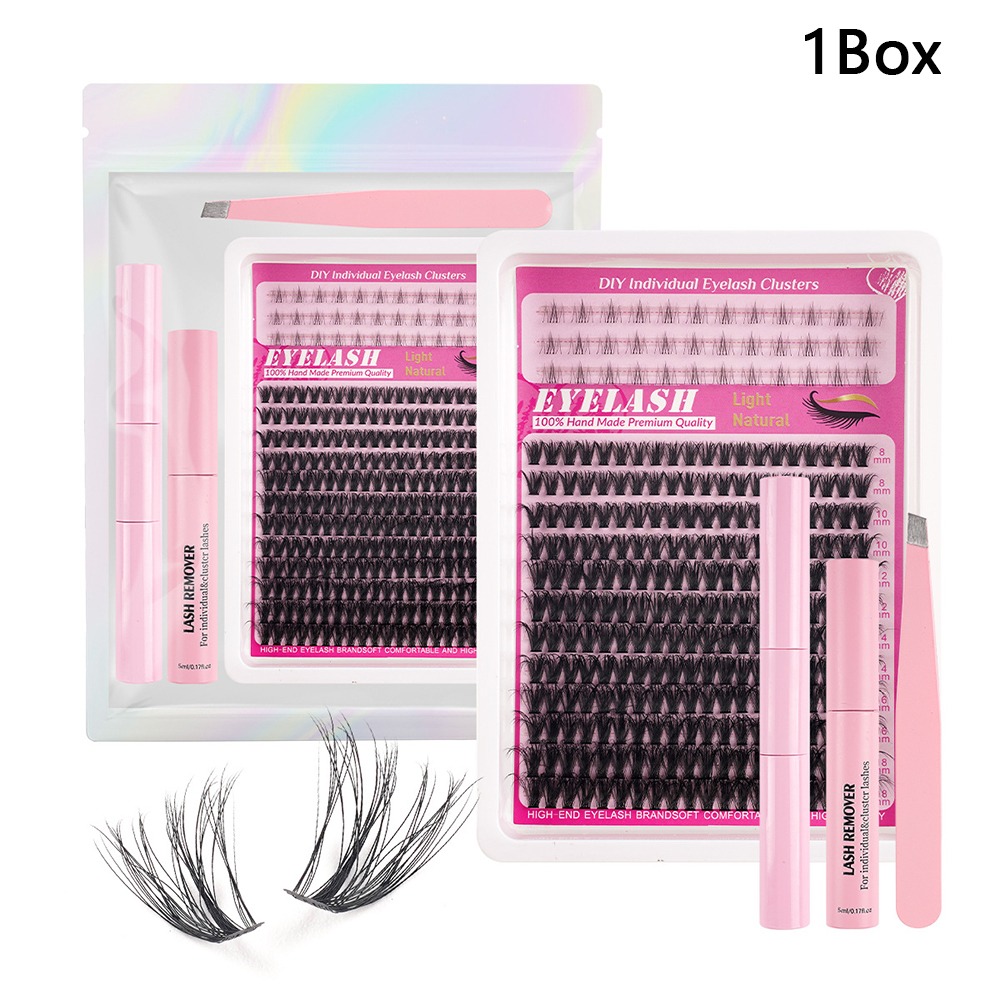 رموش صناعية طبيعية المظهر بطول - مراجعة Eyelash Extension Wispy Look وسعره