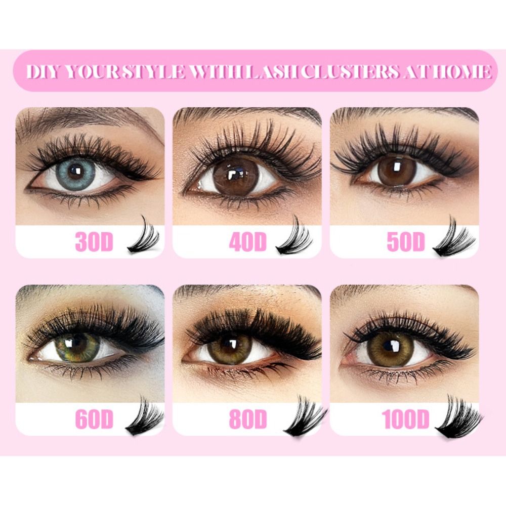 رموش صناعية بطول 9-16 مم، ثلاث - مراجعة Eyelash Extension Wispy Look وسعره