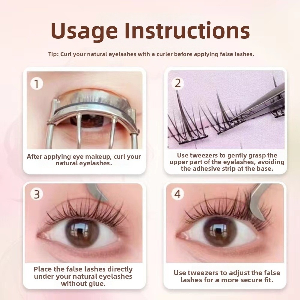 60 مجموعة من الرموش الصناعية ا - مراجعة Eyelash Extension No 8 وسعره