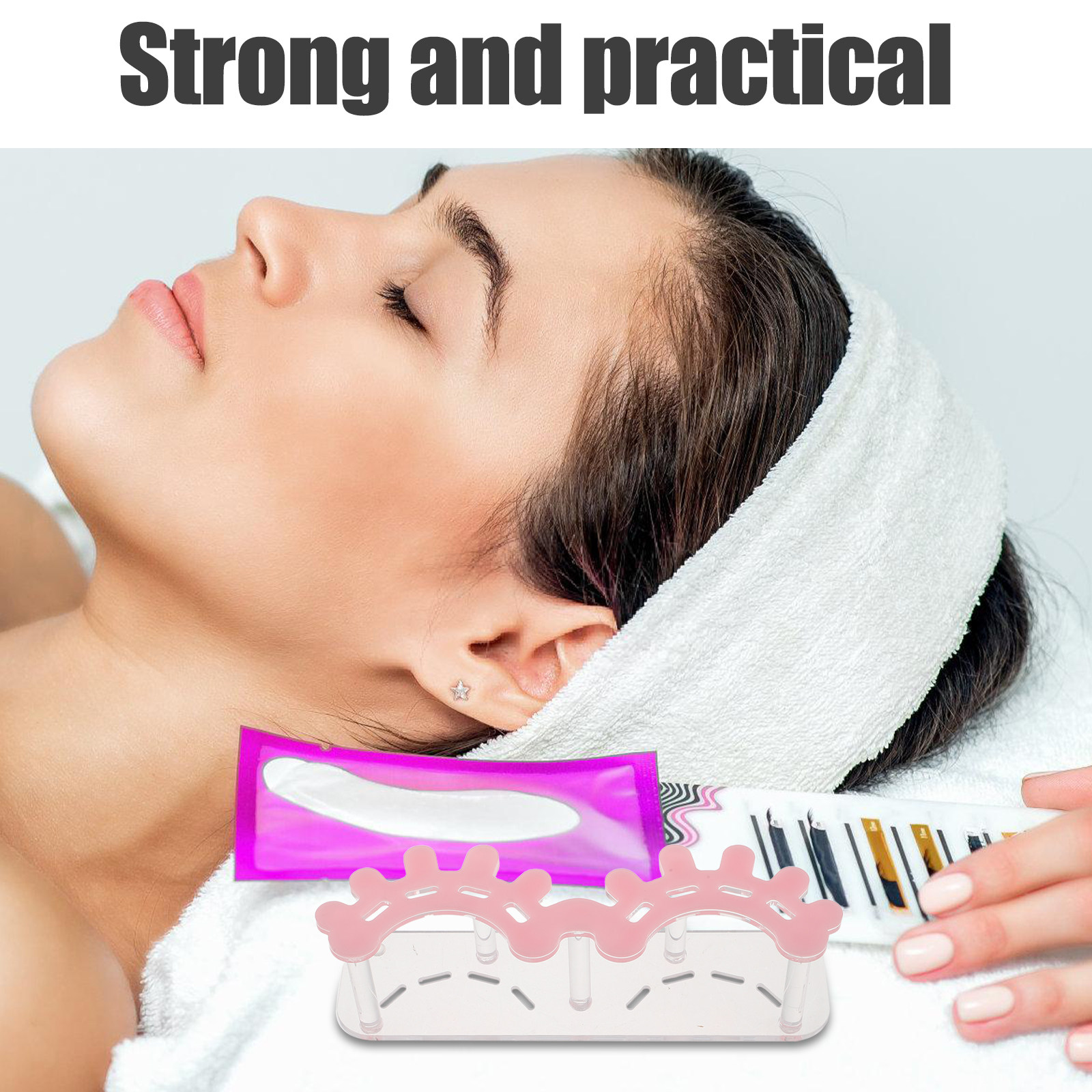 حامل منظم أدوات الرموش الأكريل - مراجعة Eyelash Extension No 8 وسعره